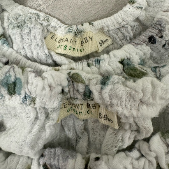 Elegant Baby | Koala Flutter Sleeve Dress And Bloomer Set | 6-9M - Picture 4 of 6